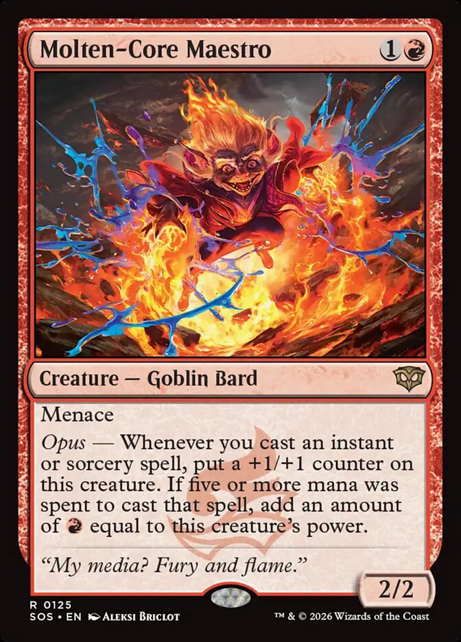 MTG - Molten-Core Maestro - Secrets of Strixhaven (SOS)