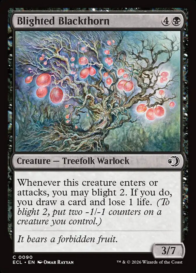 MTG - Blighted Blackthorn - Lorwyn Eclipsed (SOS)