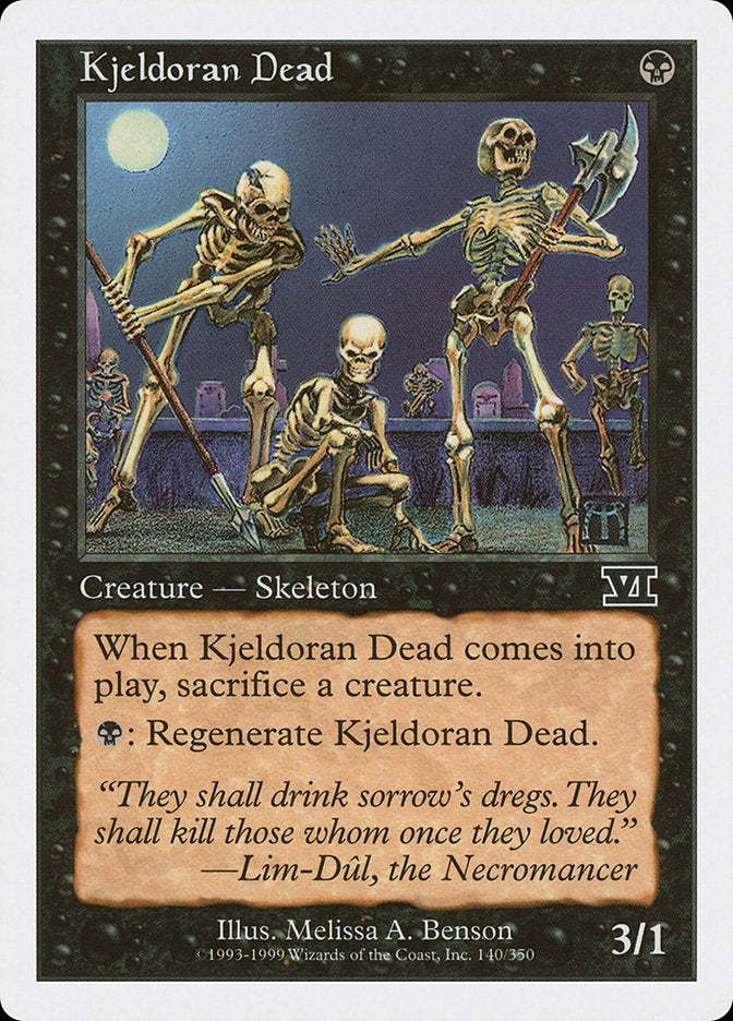 Magic: The Gathering - Kjeldoran Dead - Sixth Edition