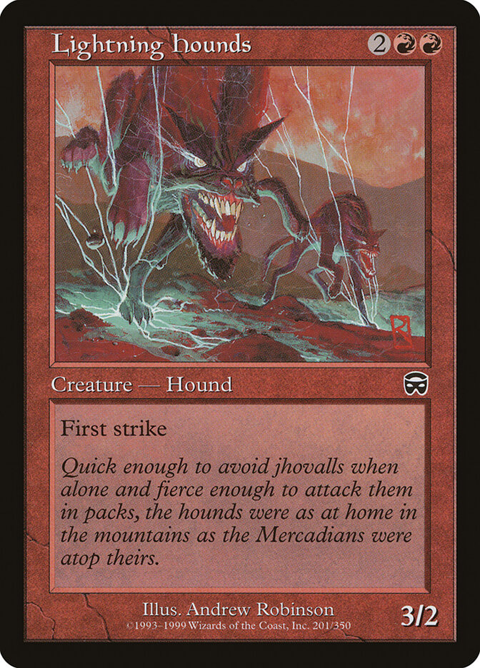 Magic: The Gathering - Lightning Hounds - Mercadian Masques