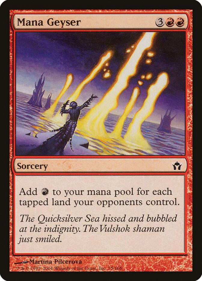 Magic: The Gathering - Mana Geyser - 5th Dawn