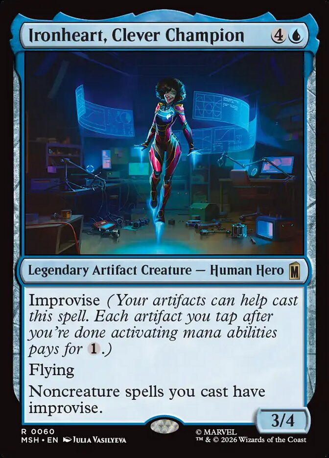 Magic: The Gathering - Ironheart, Clever Champion - Marvel Super Heroes