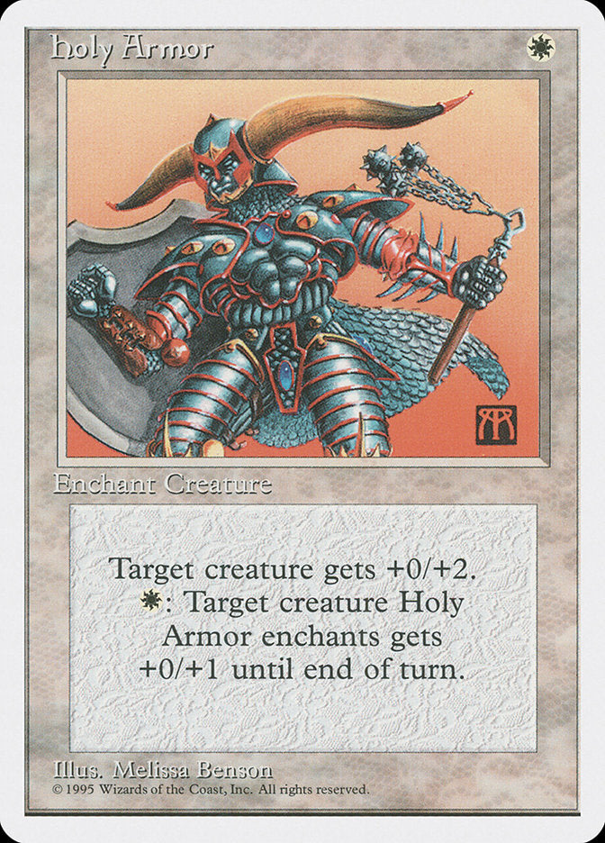 Magic: The Gathering - Holy Armor - Fourth Edition