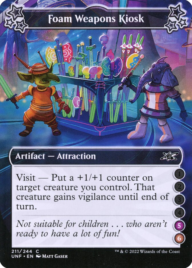 MTG - Foam Weapons Kiosk - Unfinity (SOS)