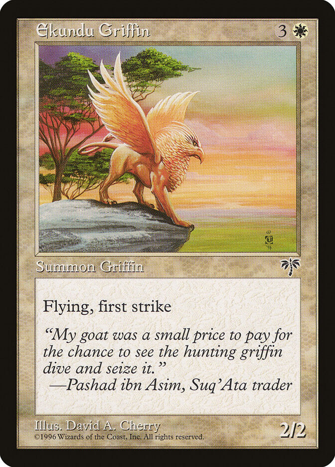Magic: The Gathering - Ekundu Griffin - Mirage