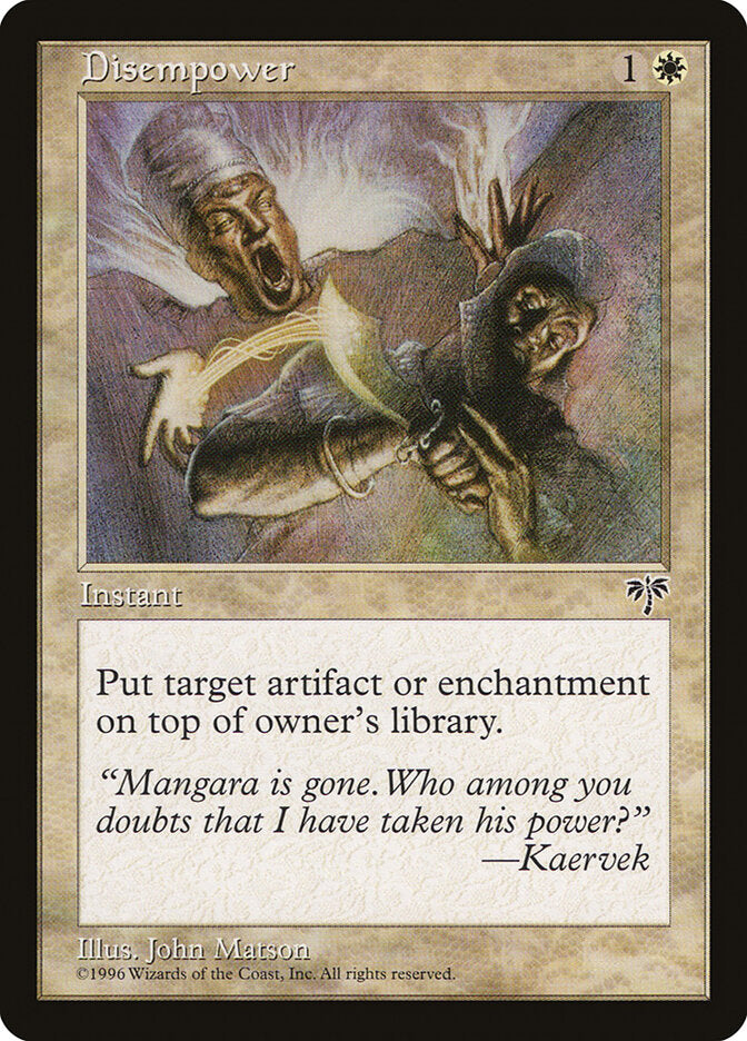 Magic: The Gathering - Disempower - Mirage