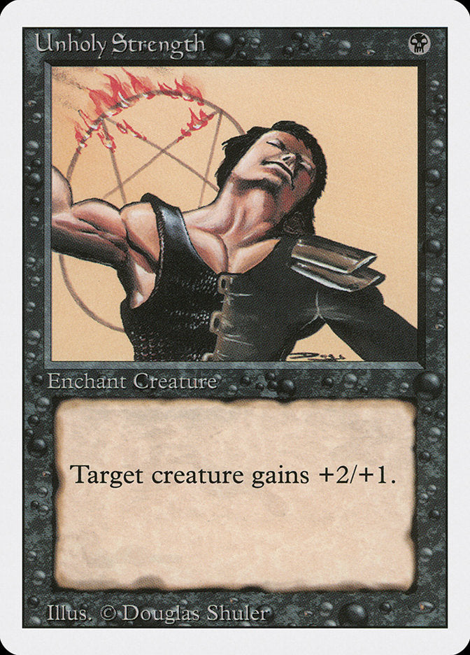 Magic: The Gathering - Unholy Strength - Revised