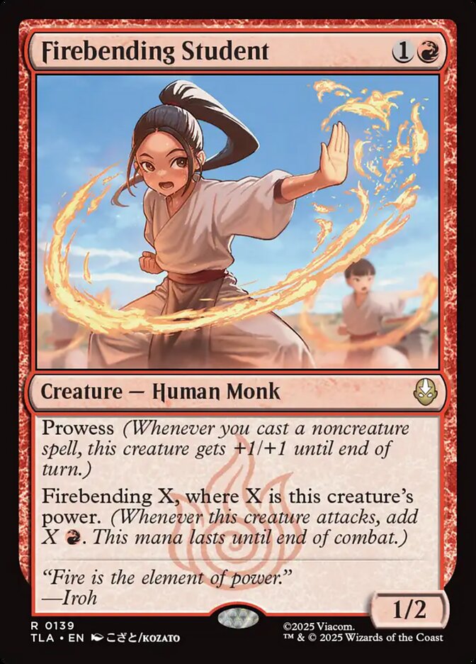 Magic: The Gathering - Firebending Student - Avatar: The Last Airbender
