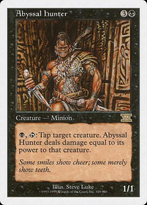 Magic: The Gathering - Abyssal Hunter - Sixth Edition