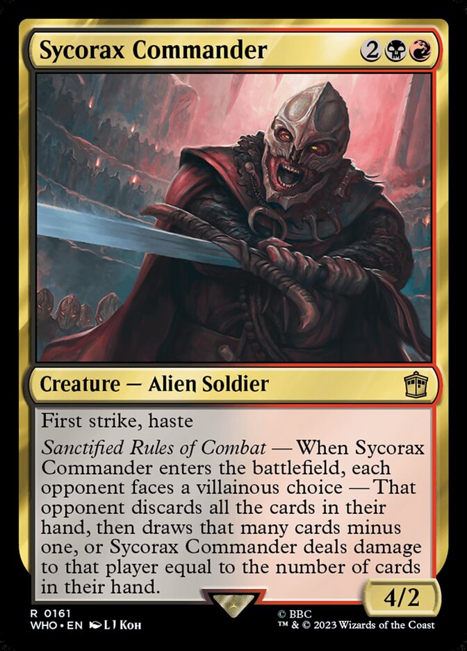 Magic: The Gathering - Sycorax Commander - Doctor Who