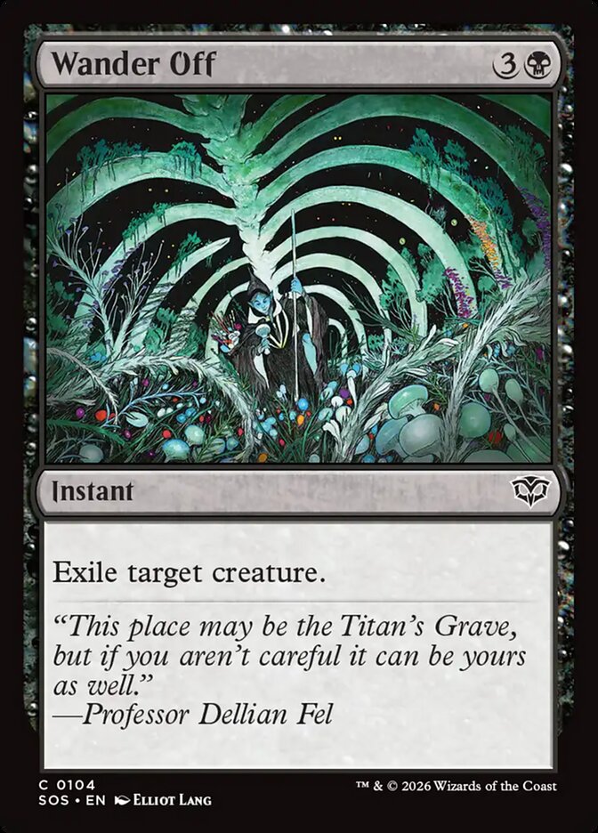 MTG - Wander Off - Secrets of Strixhaven (SOS)