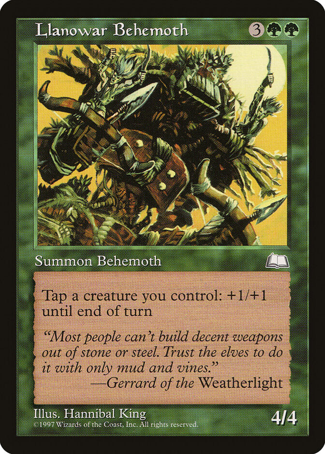 Magic: The Gathering - Llanowar Behemoth - Weatherlight