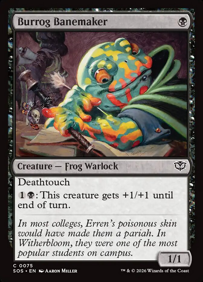 MTG - Burrog Banemaker - Secrets of Strixhaven (SOS)
