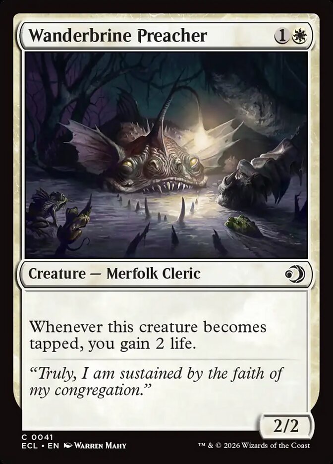 MTG - Wanderbrine Preacher - Lorwyn Eclipsed (SOS)