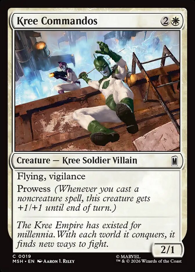 Magic: The Gathering - Kree Commandos - Marvel Super Heroes