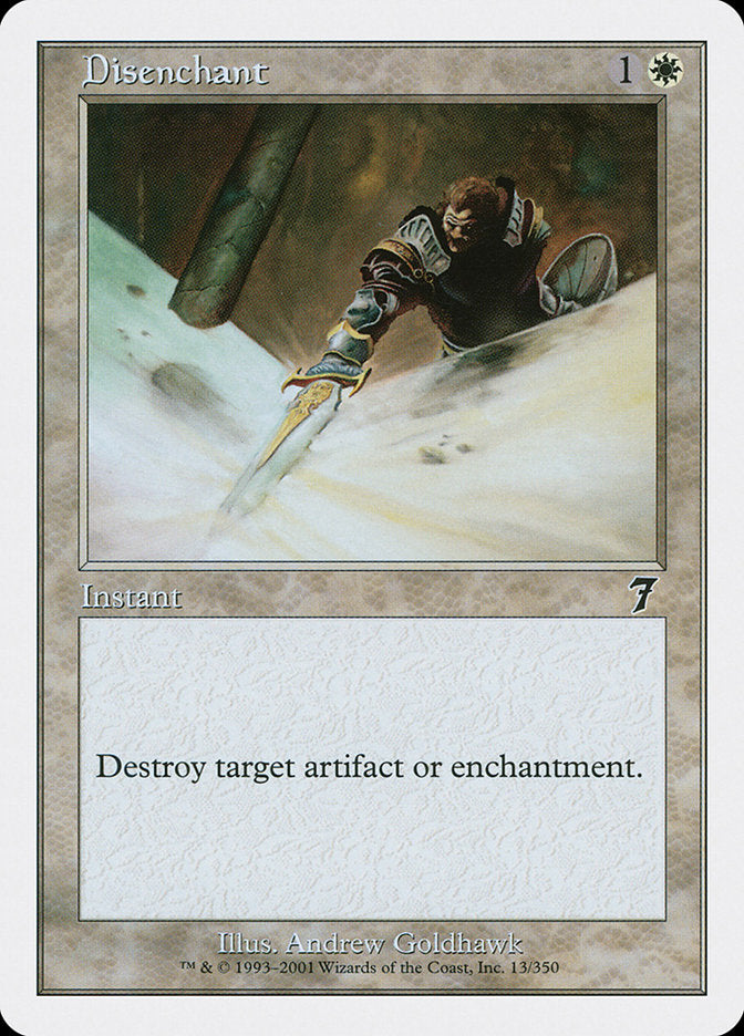Magic: The Gathering - Disenchant - Seventh Edition