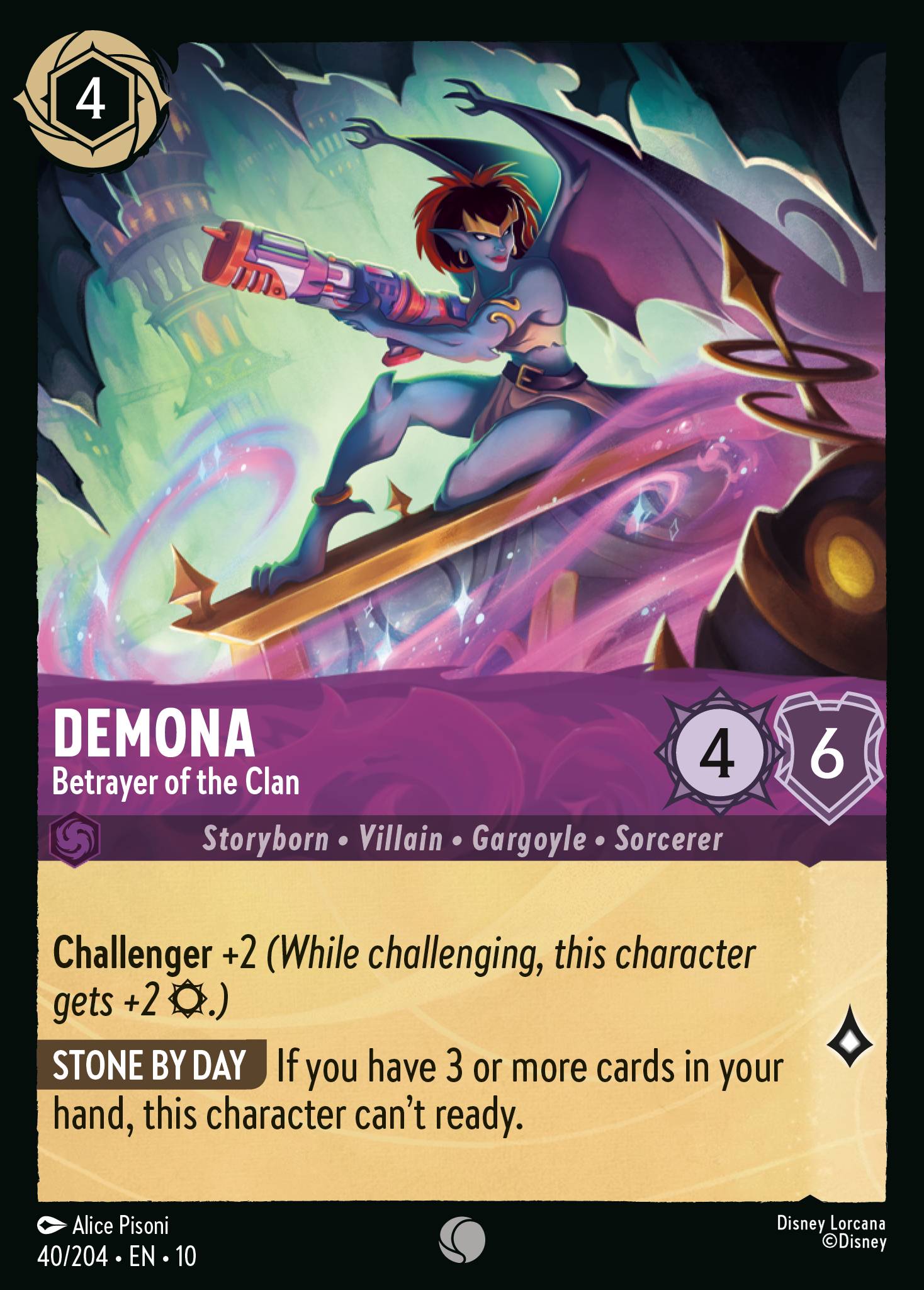 Lorcana - Demona - Betrayer of the Clan - Whispers in the Well