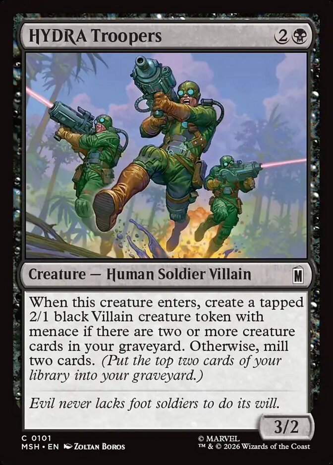 Magic: The Gathering - HYDRA Troopers - Marvel Super Heroes