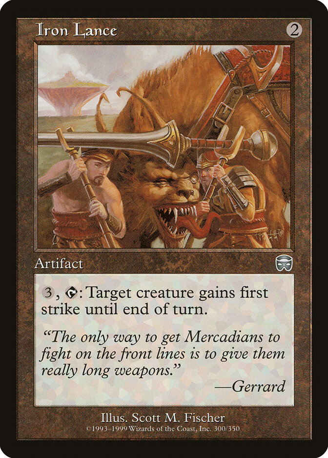 Magic: The Gathering - Iron Lance - Mercadian Masques