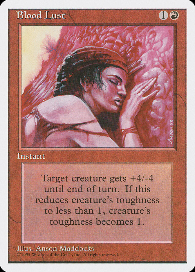 Magic: The Gathering - Blood Lust - Fourth Edition