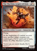 Magic: The Gathering - War Machine, Legacy of Iron - Marvel Super Heroes