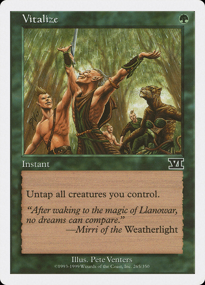 Magic: The Gathering - Vitalize - Sixth Edition