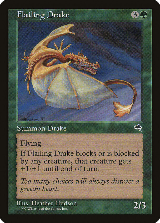 Magic: The Gathering - Flailing Drake - Tempest