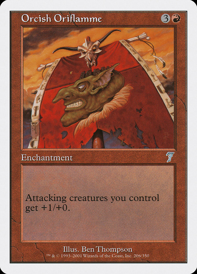 Magic: The Gathering - Orcish Oriflamme - Seventh Edition