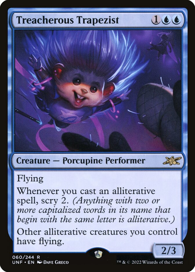 MTG - Treacherous Trapezist - Unfinity (SOS)