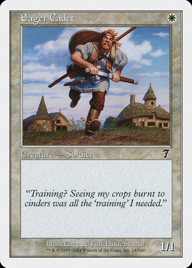 Magic: The Gathering - Eager Cadet - Seventh Edition