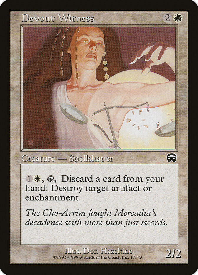 Magic: The Gathering - Devout Witness - Mercadian Masques