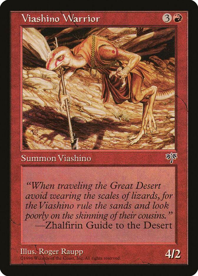 Magic: The Gathering - Viashino Warrior - Mirage