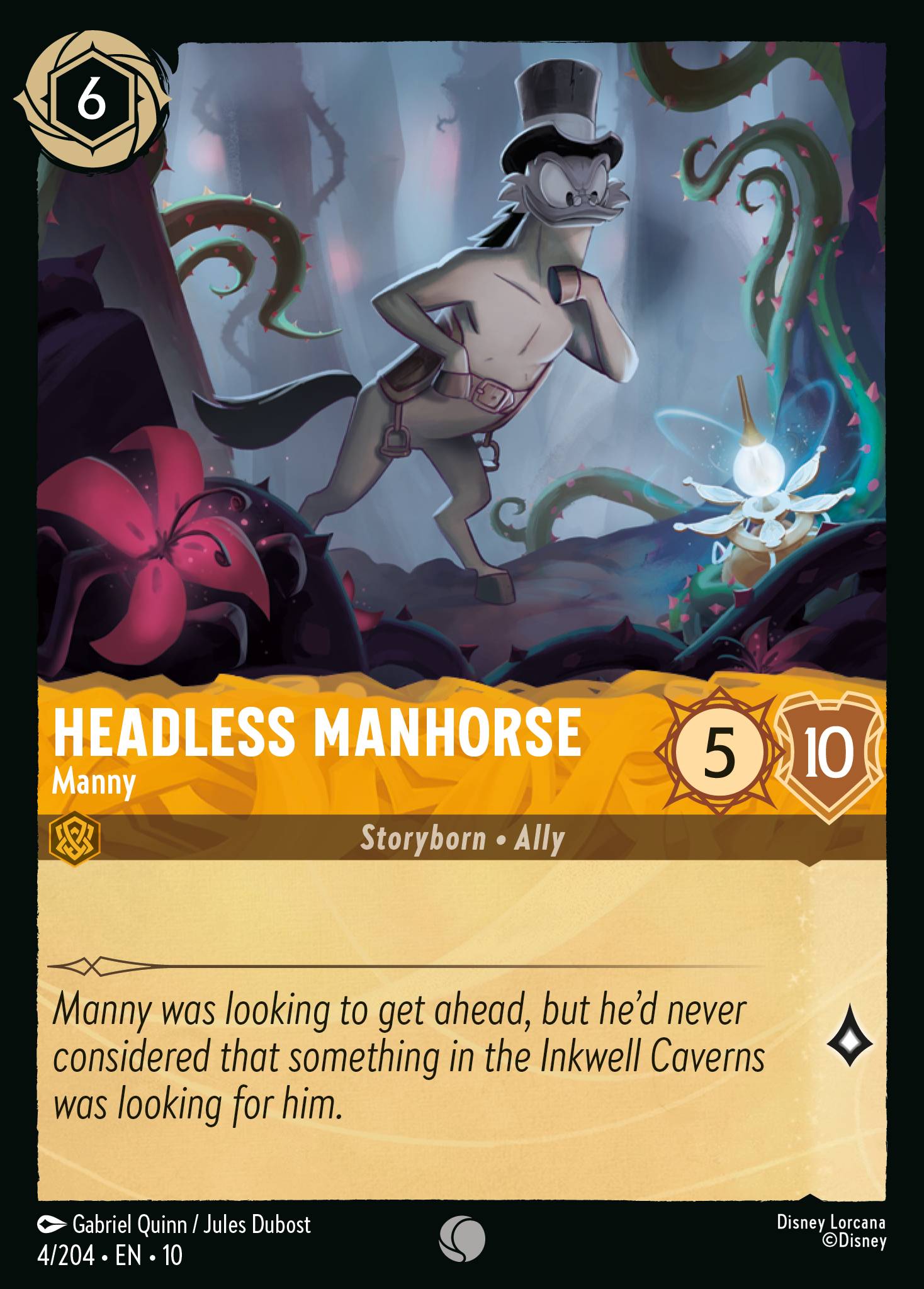 Lorcana - Headless Manhorse - Manny - Whispers in the Well