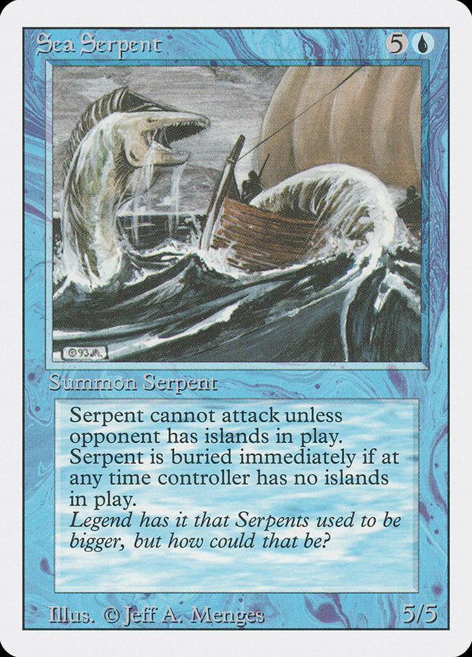 Magic: The Gathering - Sea Serpent - Revised