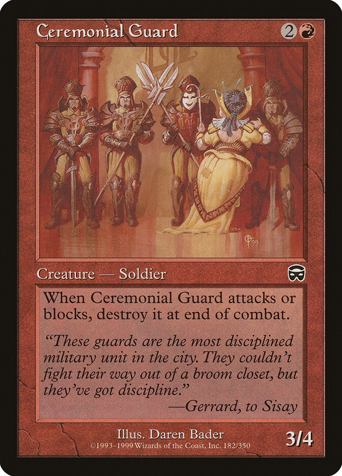 Magic: The Gathering - Ceremonial Guard - Mercadian Masques