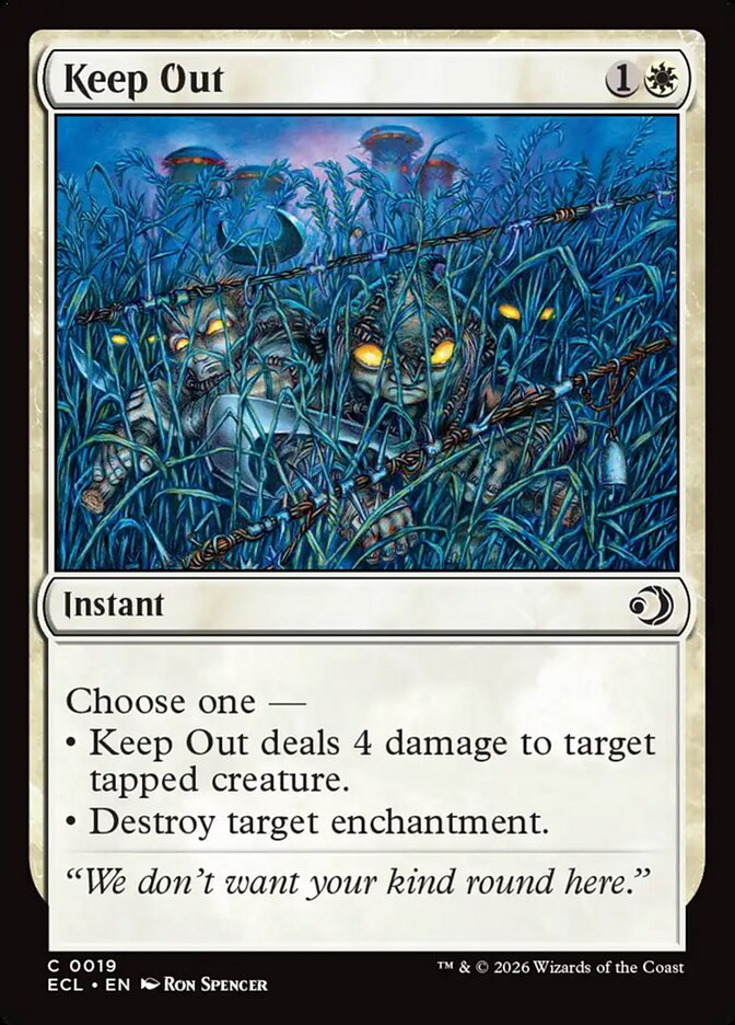 MTG - Keep Out - Lorwyn Eclipsed (SOS)