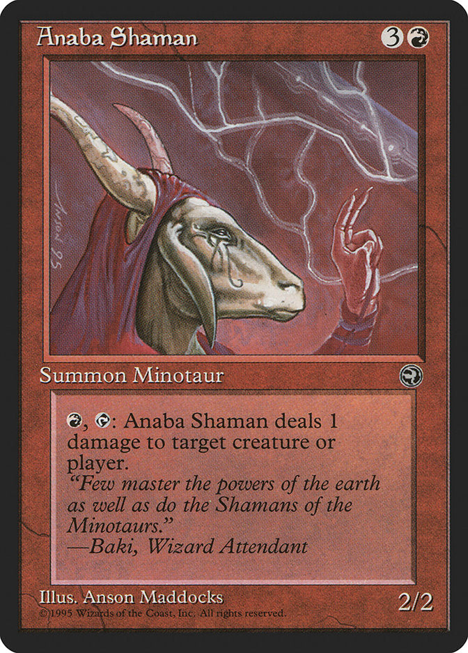 Magic: The Gathering - Anaba Shaman - Homelands