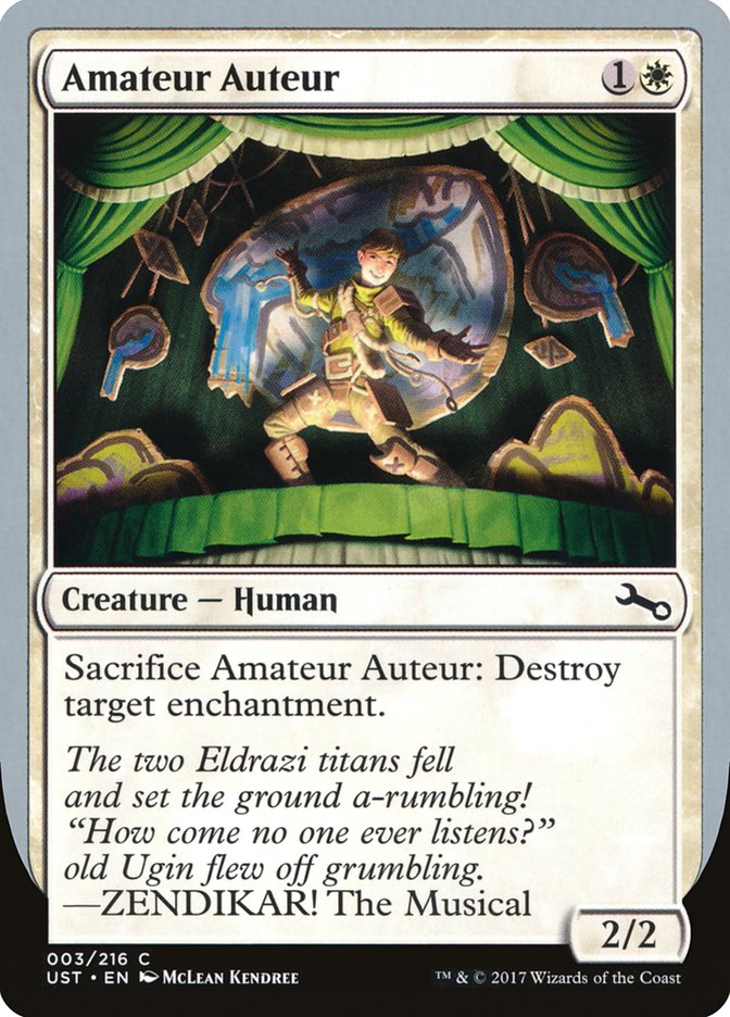 MTG - Amateur Auteur - Unstable (SOS)