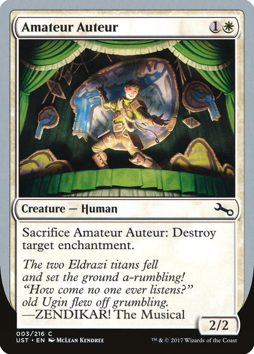 MTG - Amateur Auteur - Unstable (SOS)