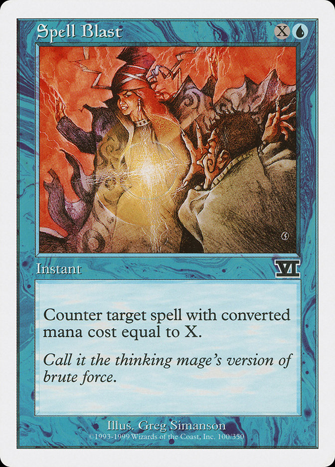 Magic: The Gathering - Spell Blast - Sixth Edition