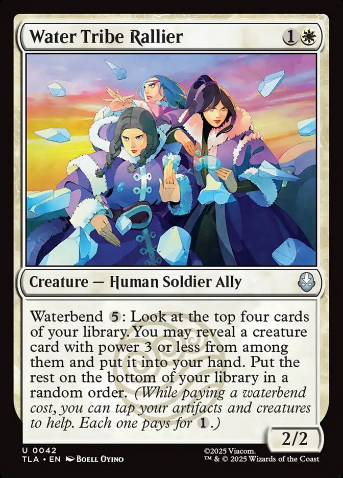 Magic: The Gathering - Water Tribe Rallier - Avatar: The Last Airbender