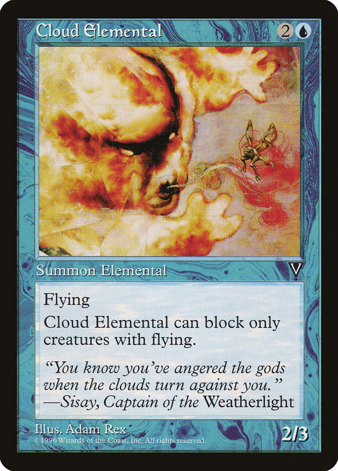 Magic: The Gathering - Cloud Elemental - Visions