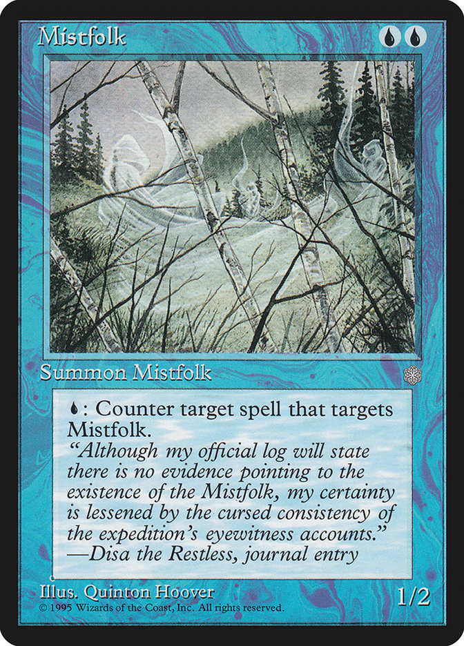 Magic: The Gathering - Mistfolk - Ice Age