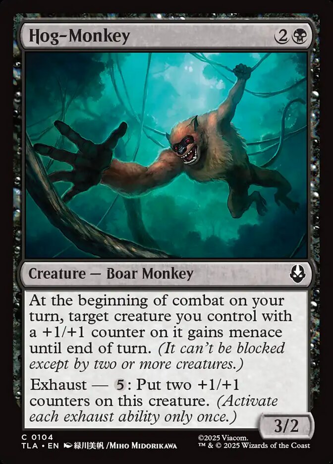 Magic: The Gathering - Hog-Monkey - Avatar: The Last Airbender