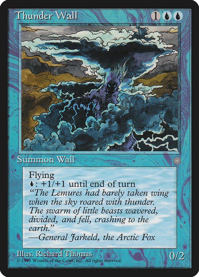 Magic: The Gathering - Thunder Wall - Ice Age