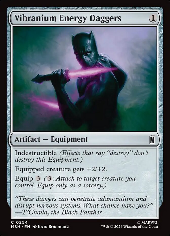 Magic: The Gathering - Vibranium Energy Daggers - Marvel Super Heroes