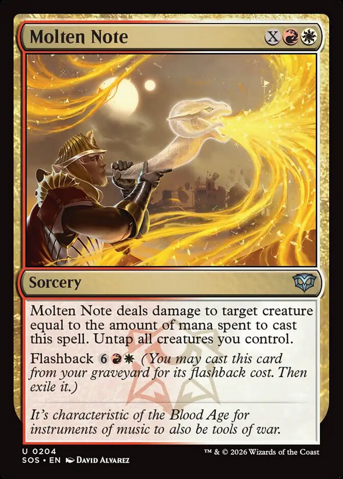 MTG - Molten Note - Secrets of Strixhaven (SOS)
