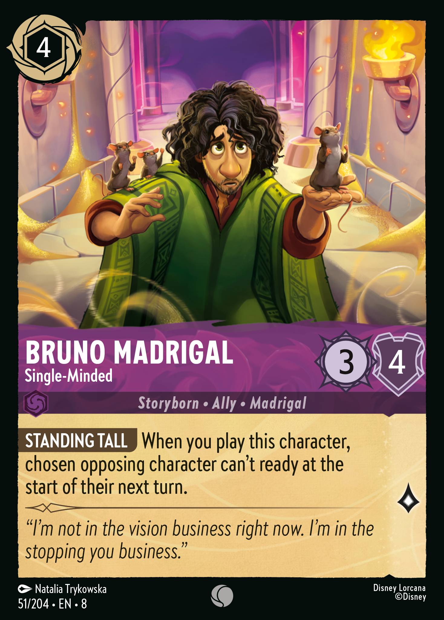 Lorcana - Bruno Madrigal - Single-Minded - Reign of Jafar