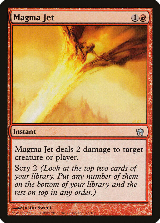 Magic: The Gathering - Magma Jet - 5th Dawn
