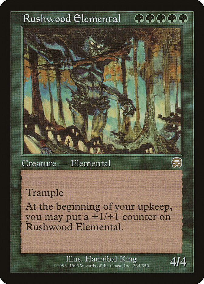 Magic: The Gathering - Rushwood Elemental - Mercadian Masques
